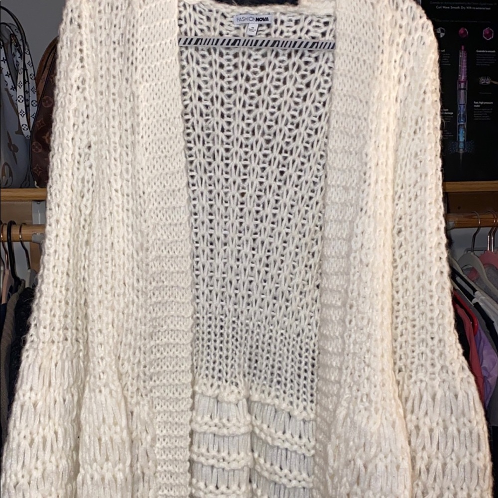 Fashion Nova Bell Sleeved Cardigan